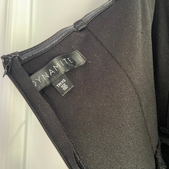 Dynamite - Leather Mini Dress in Black - Picture 7 of 9